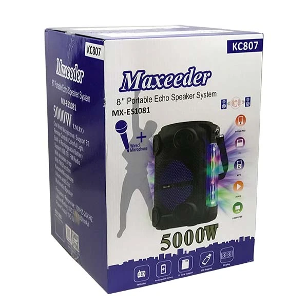 اسپیکر بلوتوثی قابل حمل مکسیدر مدل MX-ES1081 KC807
