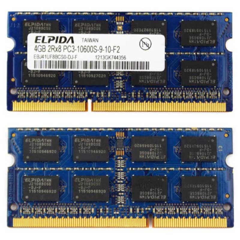 رم لپ تاپ الپیدا ELPIDA DDR3 4GB 1333MHz