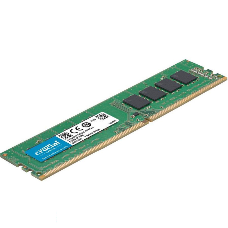رم کامپیوتر کروشیال U-DIMM DDR4 8GB Single 2666MHz CL19