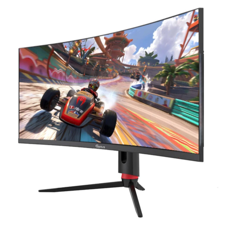 مانیتور گیمینگ خمیده جی پلاس GGM-K349QN سایز 34 اینچ