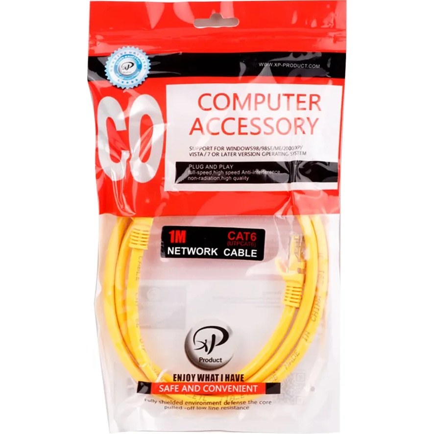 کابل شبکه CAT6 ایکس پی (XP) 1 متری