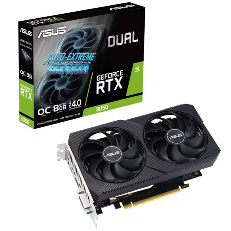 کارت گرافیک Asus Dual GeForce RTX3050 V2 OC 8GB GDDR6 128Bit