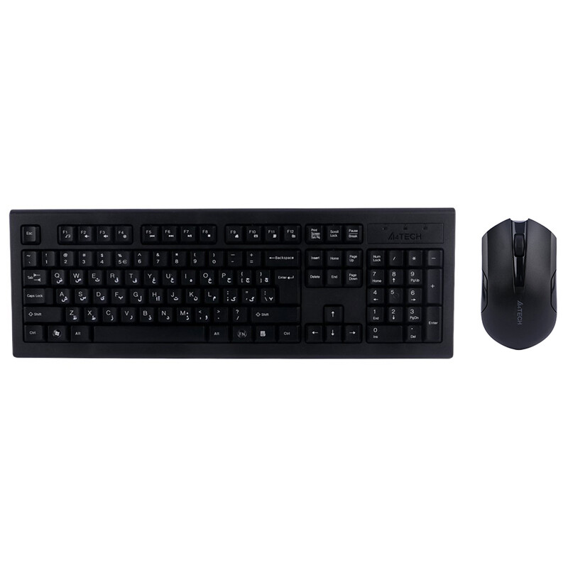 کیبورد و موس بی سیم ای فورتک 3000NS